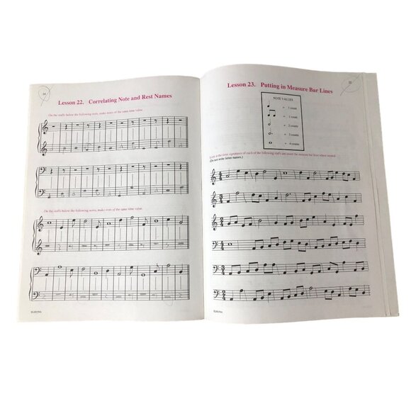 John W. Schaum Note Speller Book One Piano Course By Alfred Publishing - Picture 9 of 9